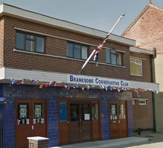 The Branksome and Upper Parkstone Conservative Club in Parkstone, Bournemouth, Dorset