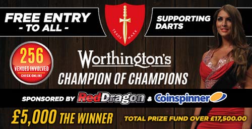 Champion of Champions Banner 2015 - Dorset County Darts Association