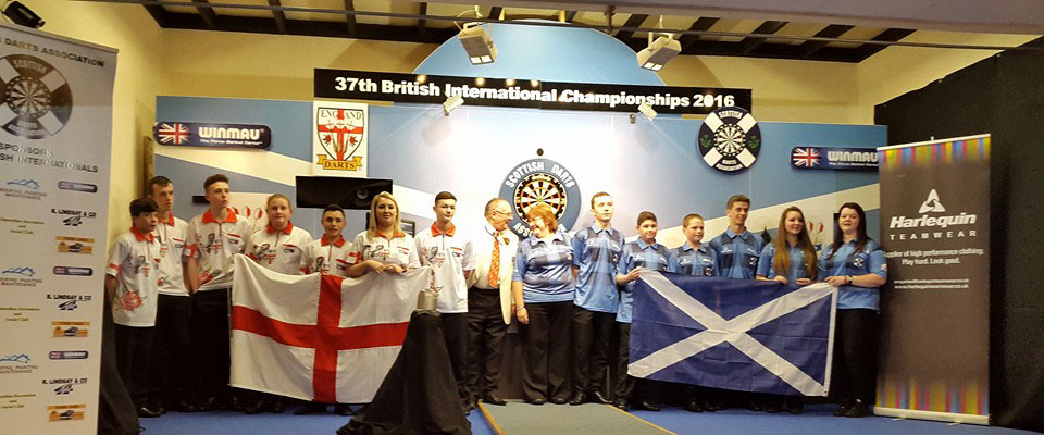 England Youth v Scotland Youth at British Internationals 2016