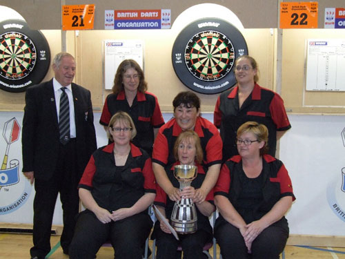 National Superleague Champion's Cup Winners 2014 - Sherborne Ladies - Dorset County Darts Association