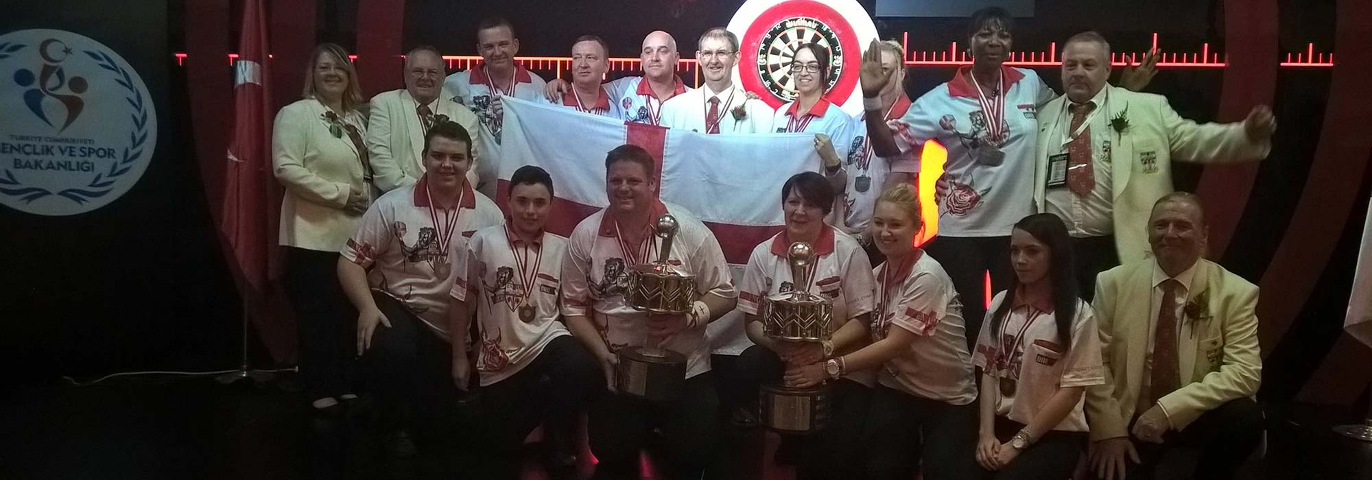 WDF World Cup 2015 Winners England - Banner