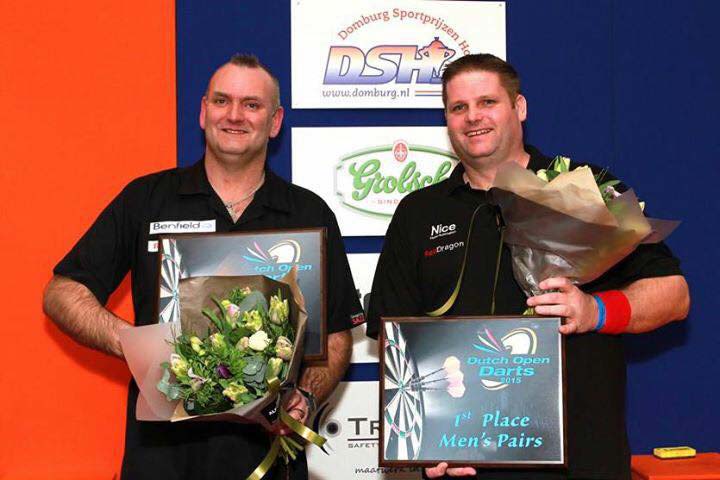 Dutch Open 2015 Pairs Winners - Dorset County Darts Association